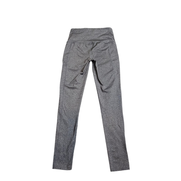 Skechers Active Leggings Yoga Side Pockets Skinny Leg Gray Stretch Size Medium - Picture 3 of 8